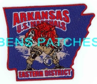 ARKANSAS,UNITED STATES MARSHAL EASTERN DISTRICT 2 STATE SHAPED